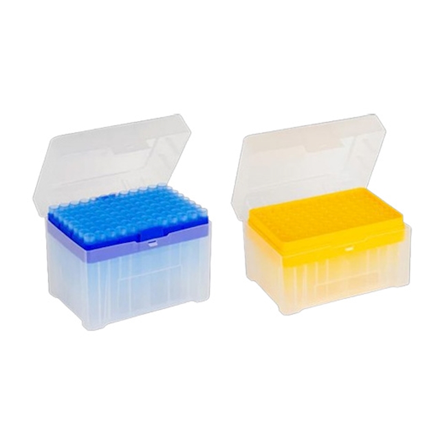 ratiolab® Pipette tips yellow 1-200µl, Rack